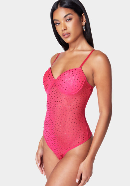 Strapless V Notch Bodysuit