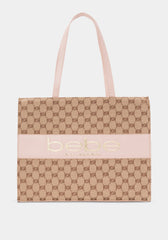 Bebe beige tote sale bag