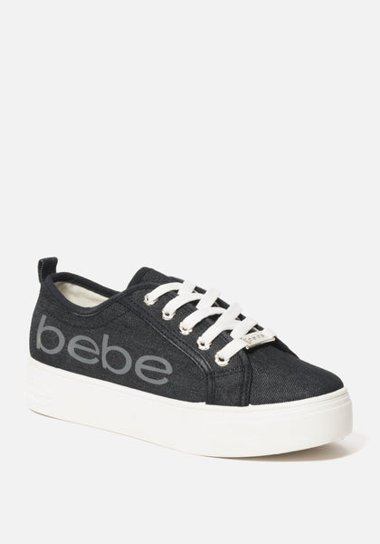 Bebe sales black sneakers