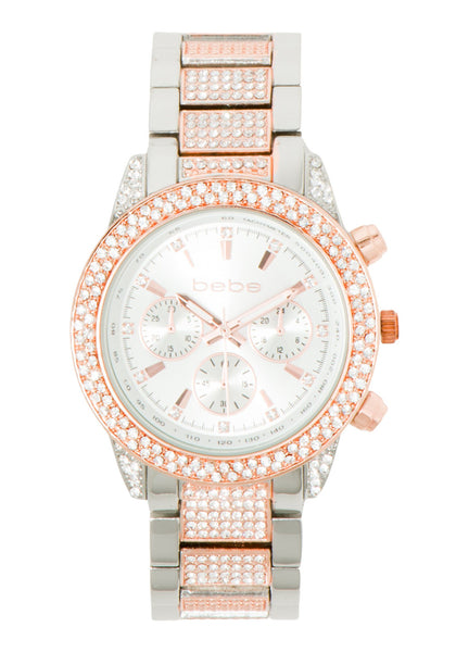 Rose gold bebe discount watch