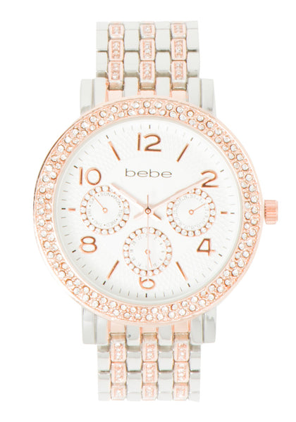 Rose gold bebe online watch