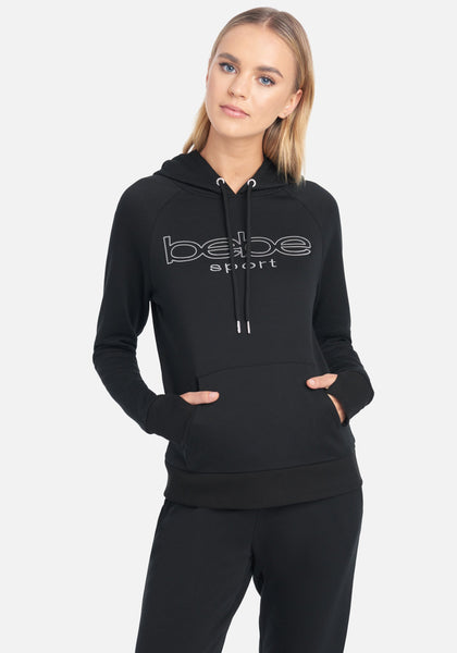 Bebe Sport Embroidered Logo Hoodie | bebe