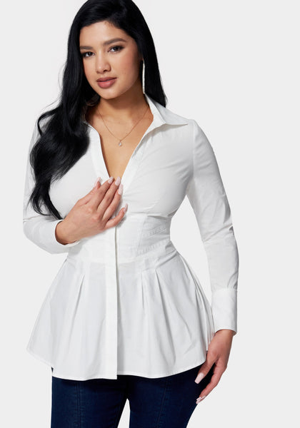 Velvet  Hilary Cotton Thermal Long Sleeve Top in White (Women's) – relevé