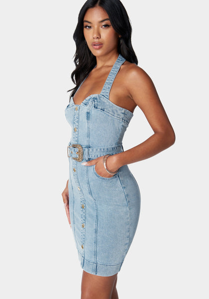 Guess gia hot sale denim dress