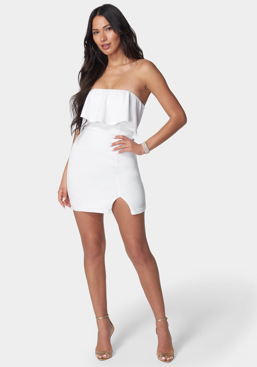 Women s White Dresses Bebe bebe