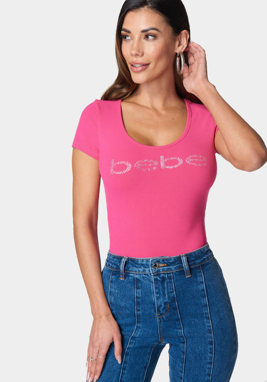 Bebe Breathable Athletic T-Shirts for Women