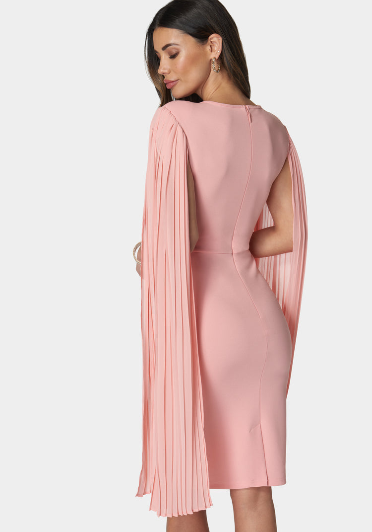 Pink Cape Dress