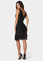 Bebe fringe dress hotsell