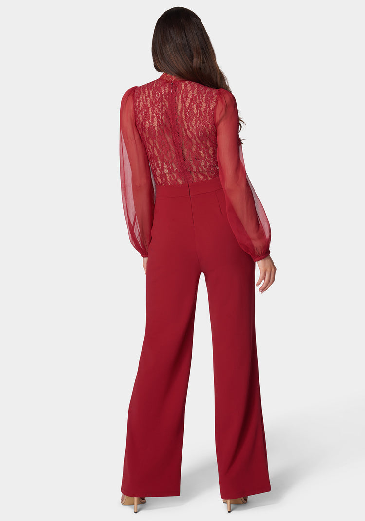 Bebe lace jumpsuit online