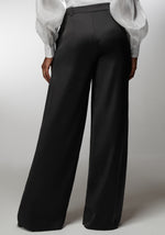 High Waist Satin Ultra Wide Leg Pant