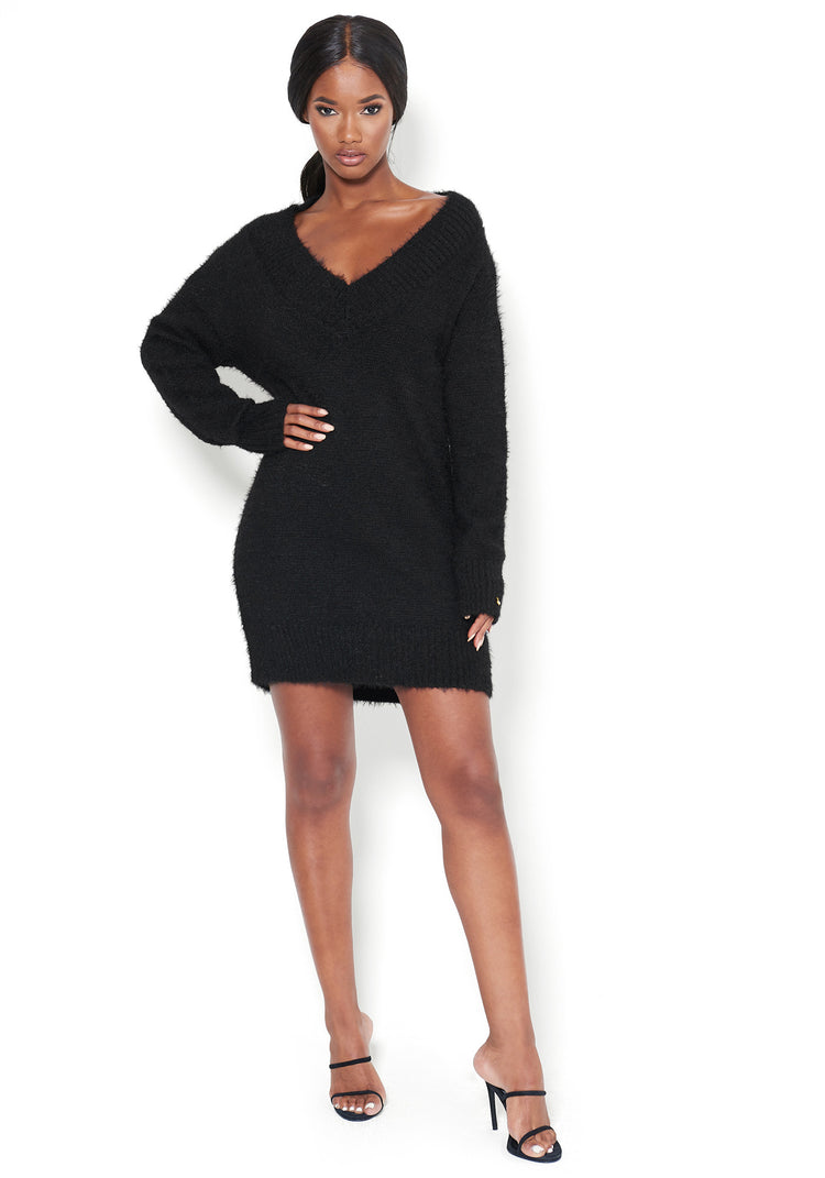 Black shop eyelash sweater