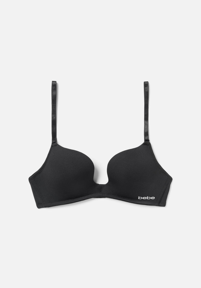 Bebe Logo Plunge Bra