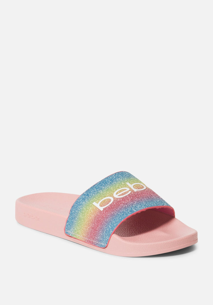 Bebe glitter slides new arrivals