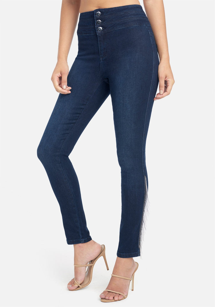 Fringe best sale skinny jeans