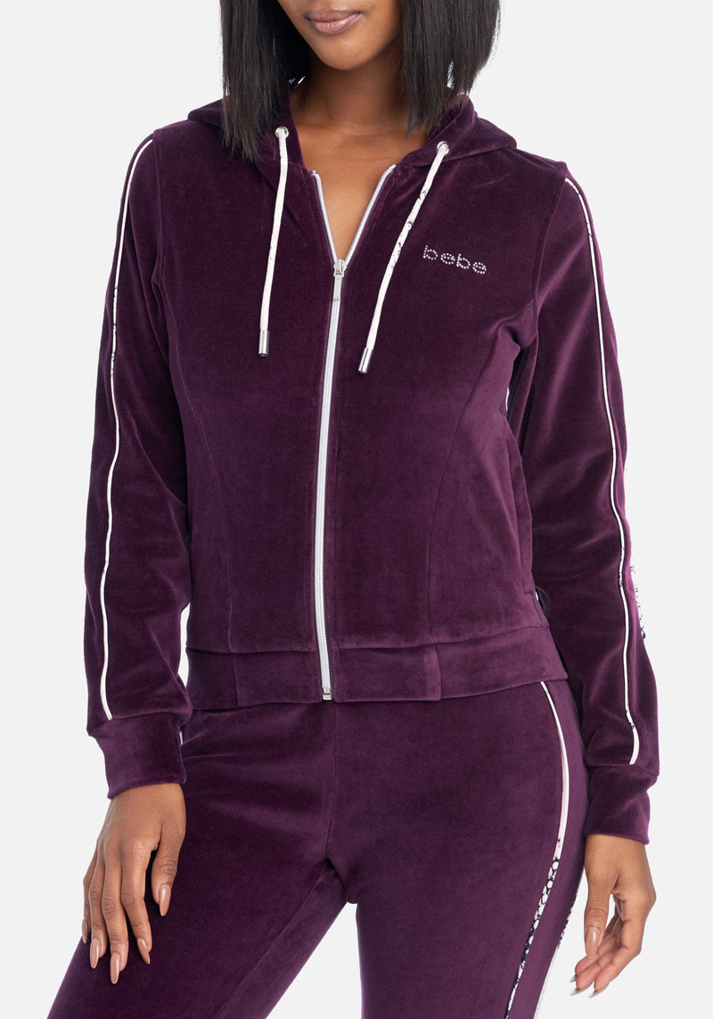 Bebe velour hot sale hoodie