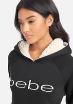 Bebe Sport Sherpa Lined Hoodie | bebe