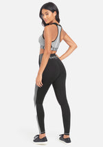 Buy Bebe Sport women sport fit rainbow lites training leggings charcoal  Online