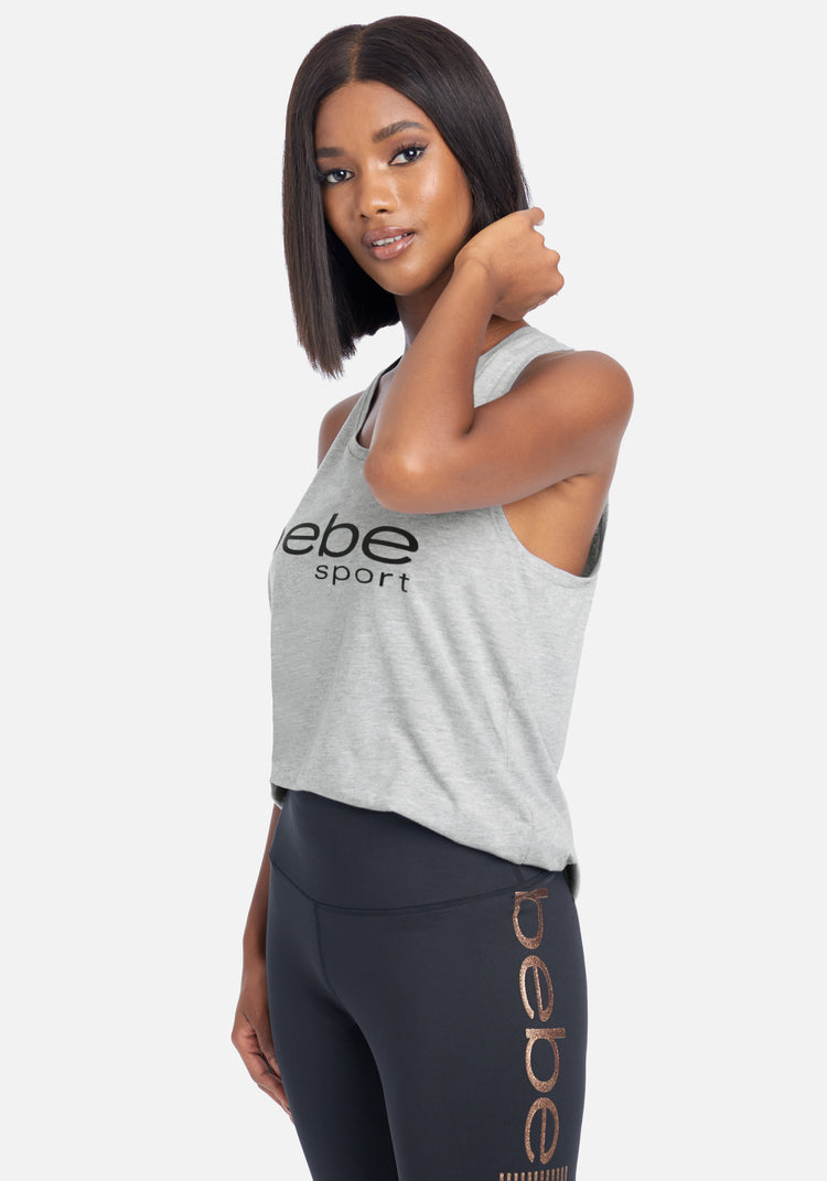 Bebe Sport Mini Logo Sports Bra