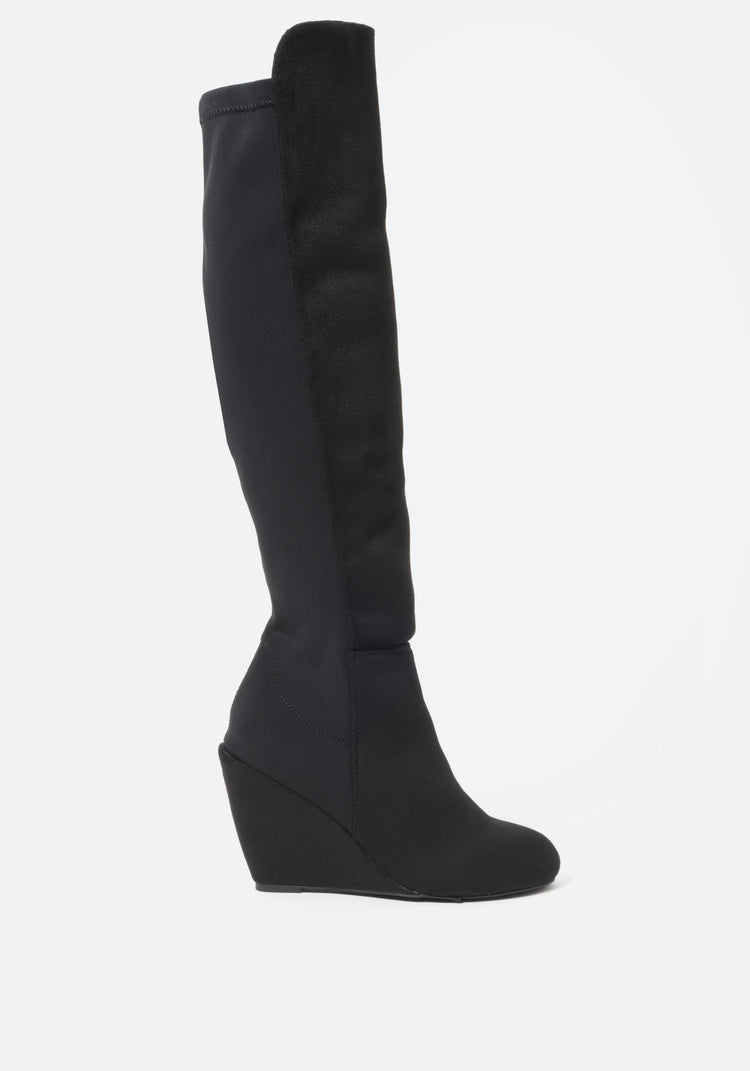 bebe boots over the knee