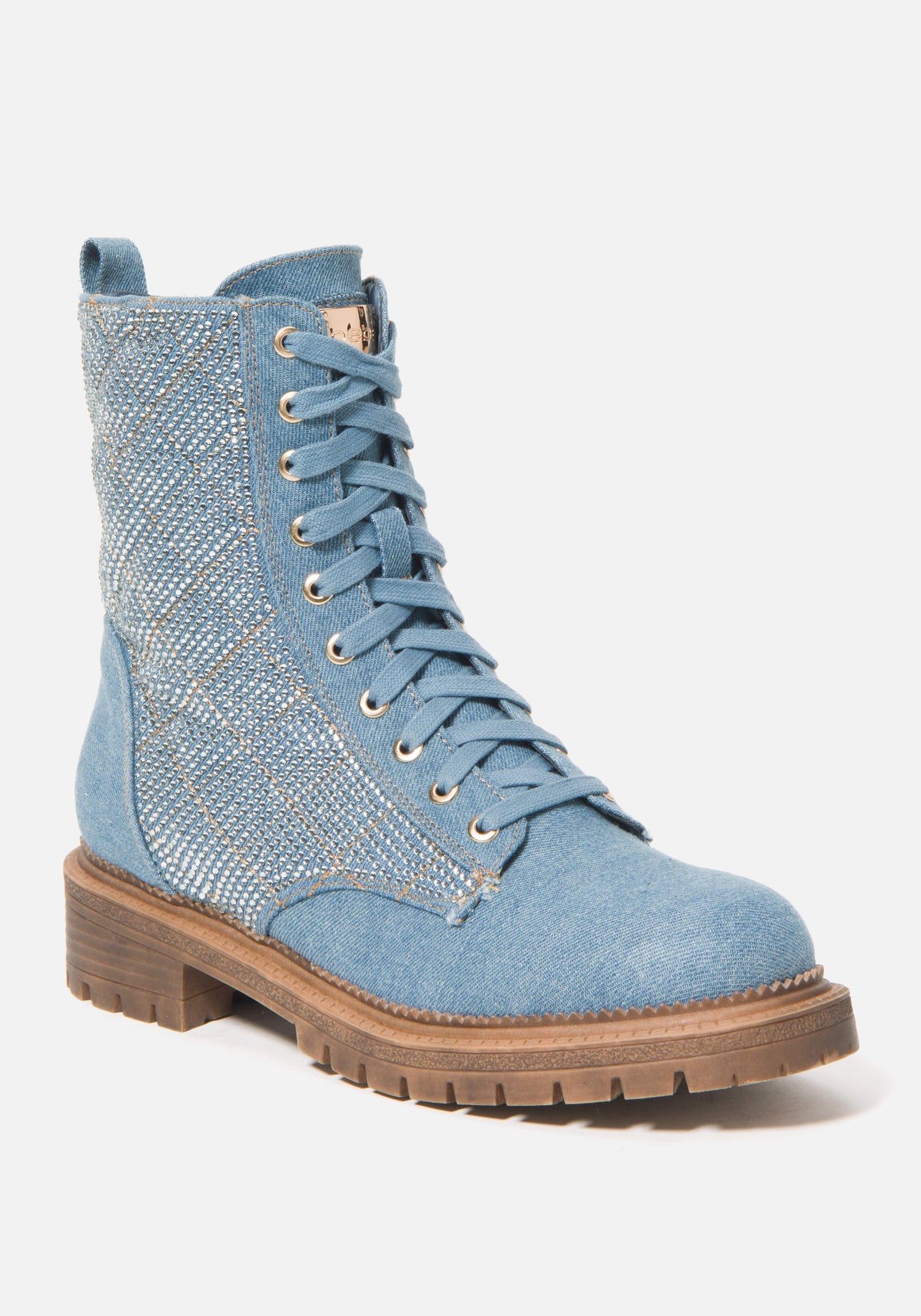 Dorienne Lace Combat Boots | bebe