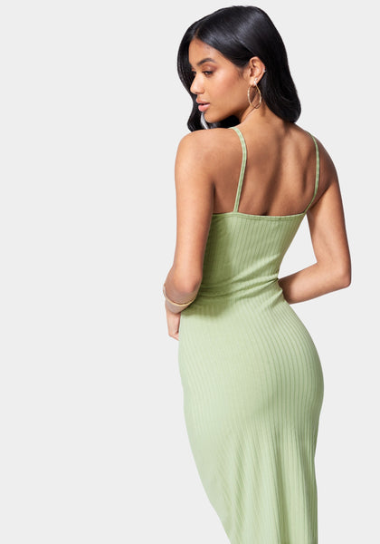 Bebe Ribbed deals Midi Logo Dress