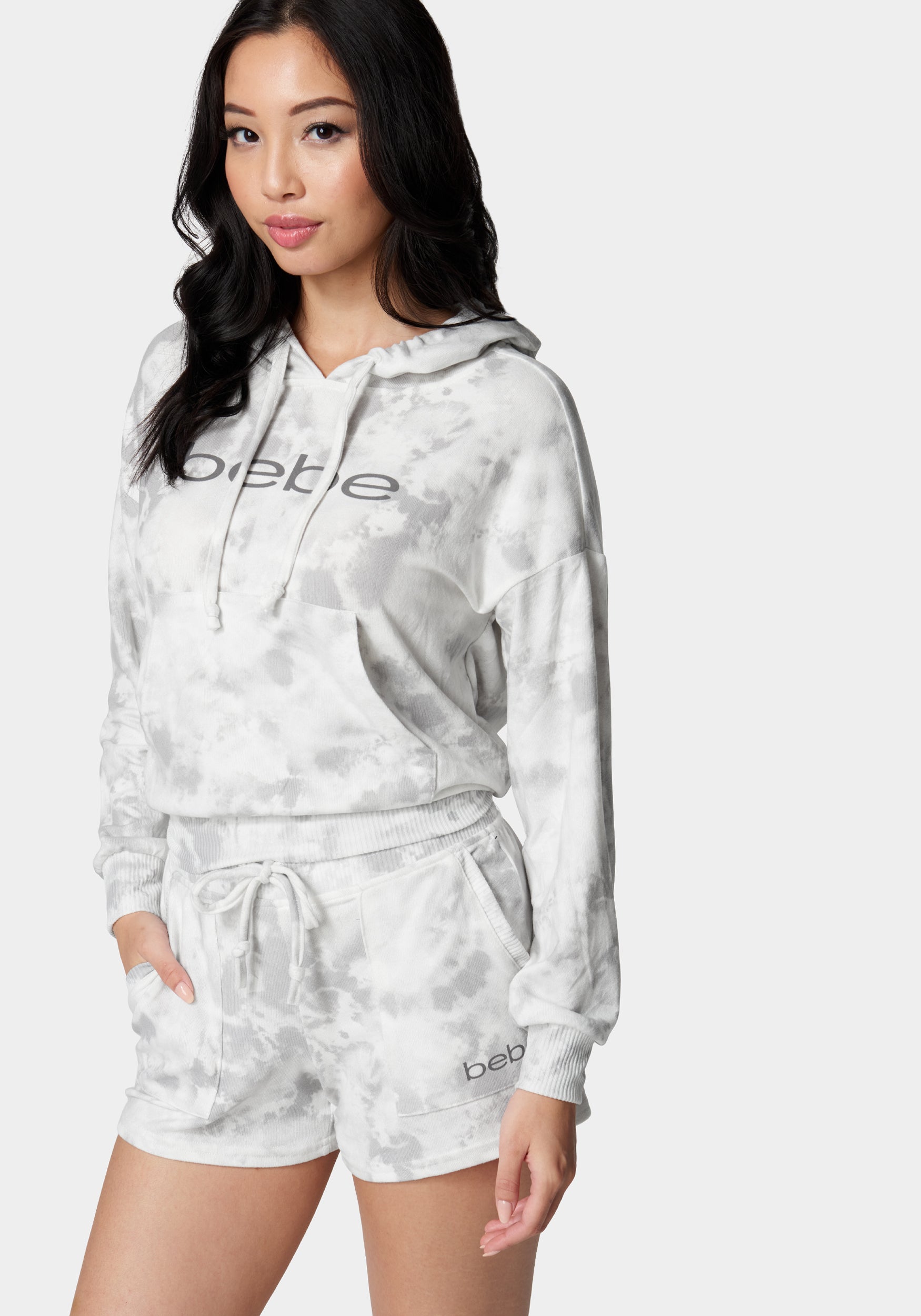 Bebe Logo Sport Zip Hoodie | bebe