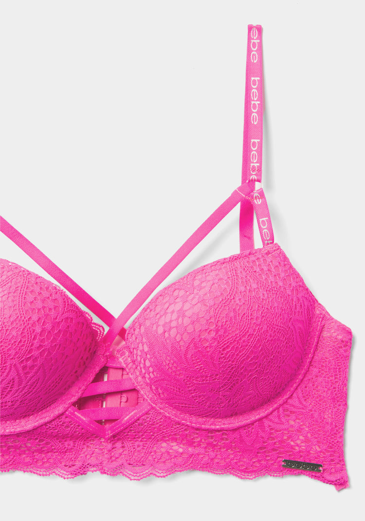 Buy LYRA Baby Pink Solid Pure Cotton Padded Bra Online at Best